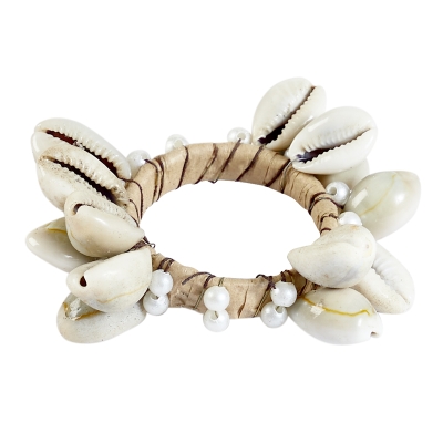 Minorca Aros de Servilletas de Caracol Natural 3"