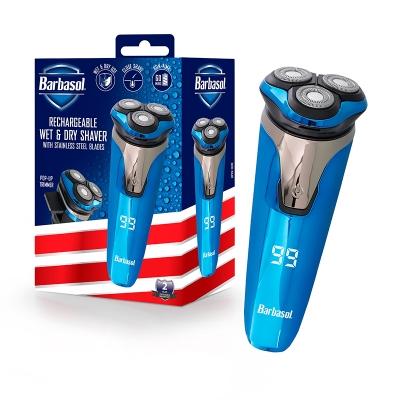 Afeitadora Rotativa Barbasol  LCD CBR1-10