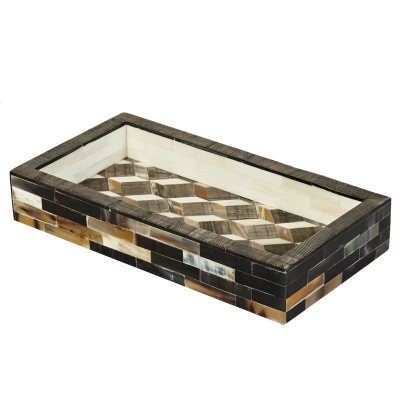 Bandeja Decorativa en Hueso 6"