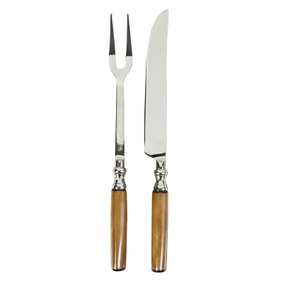 Cuchillo Para Quesos Con Trinche/Hueso  2Pzas