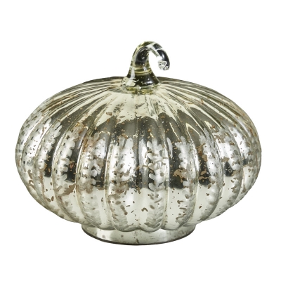 Calabaza Decorativa de Vidrio 7"