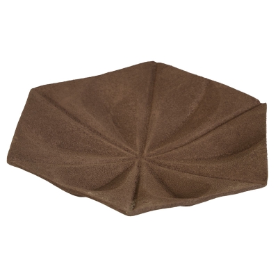 Fuente Decorativa Hexa Crema 11"