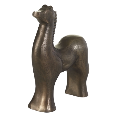 Animal Decorativo en Metal Dorado 8"