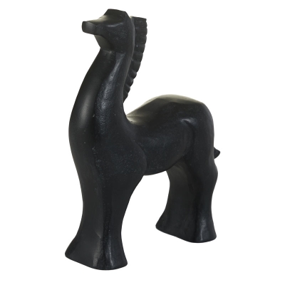 Objeto Decorativo Metal Negro 10"