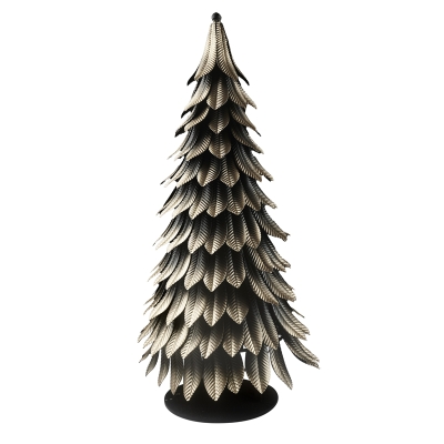 Árbol Metal Dorado 8x8x27 Pulgadas