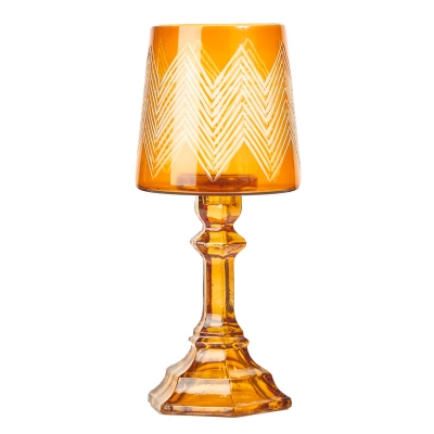 Portavotiva Vidrio Ambar 12"