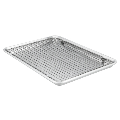 Bandeja de Aluminio con Rejilla