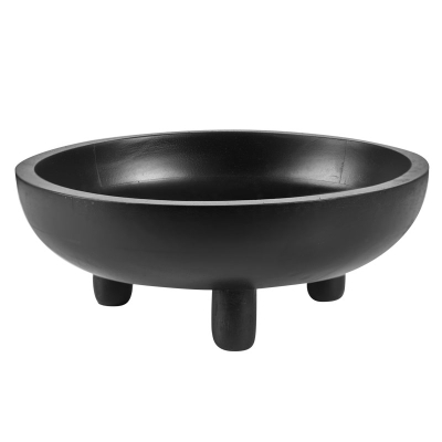 Bowl Decorativo en Madera Pequeño 10"