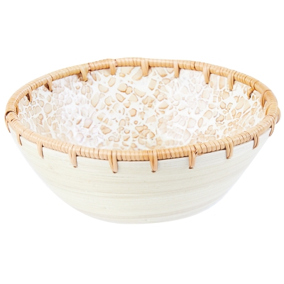 Bowl Decorativo de Ratán Pequeño