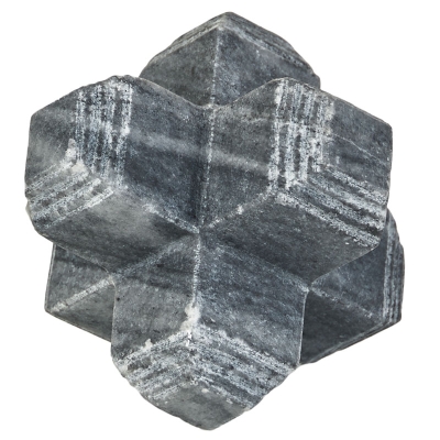 Objeto Decorativo en Marmol Negro 5"