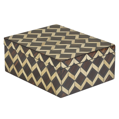 Caja Decorativa de Bambú Grande