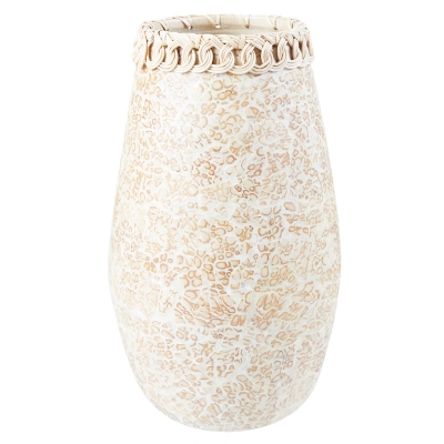 Tulum Florero Largo Decorativo 13"