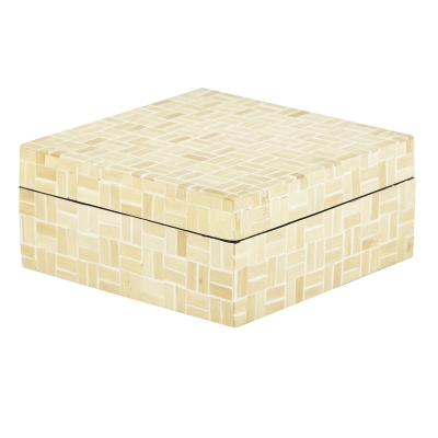 Caja Decorativa Cayman de Bambú Grande