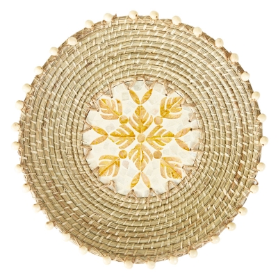 Aplique para Pared Seagrass Amarillo