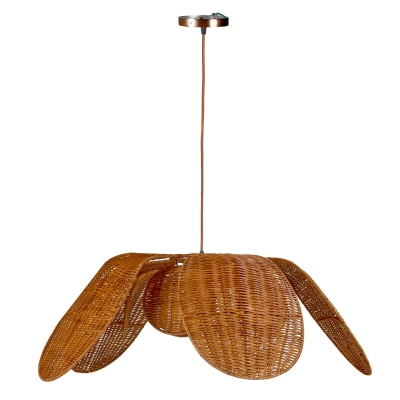 Lámpara de Techo en Rattan 10"
