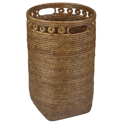 Umbria Canasto Marrón Alto Pequeño 22"