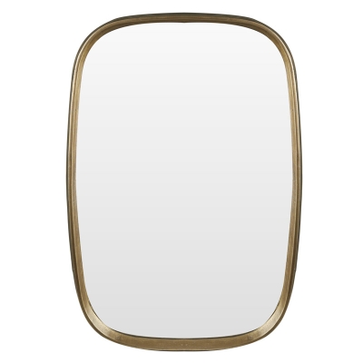 Espejo Rectangular Dorado 35"