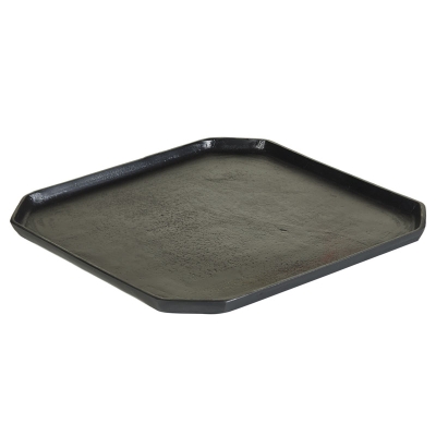 Bandeja Decorativa Negra 12"