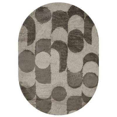Alfombra Release Ovalada Gris 7.5"