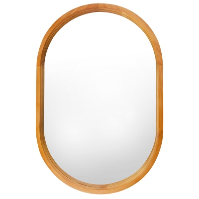 Espejo Ovalado Natural 35"