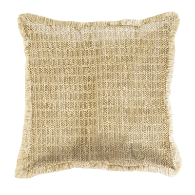 Cojín Cape Rafia Natural 18" x 18"