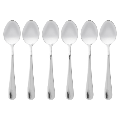 Cucharas para Postre York 6 Piezas Acero Inoxidable