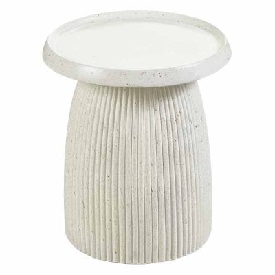 Mesa Auxiliar Puglia Blanca Redonda Madiana