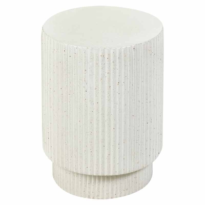Mesa Auxiliar Puglia Blanca Redonda Grande