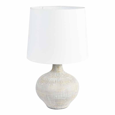 Elila Lámpara de Mesa de Porcelana 19"