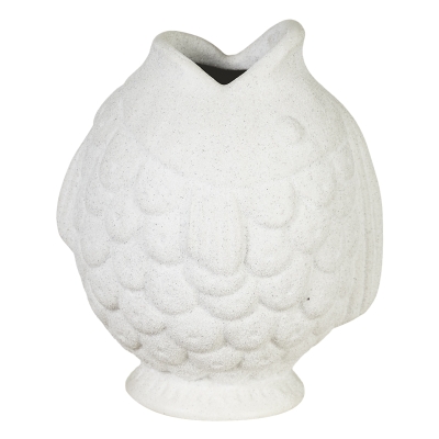 Pez Gordo Retreat de Resina Crema