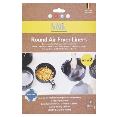 Protector para Air Fryer Reusable de Silicón Nostik 2PZS.