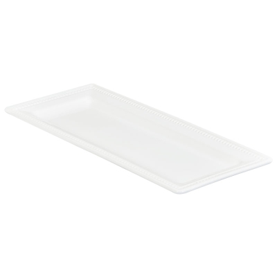 Fuente Carson Rectangular Blanca 14"