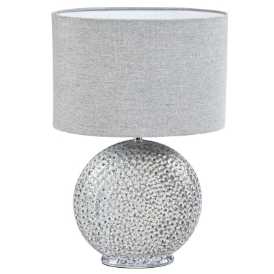 Bree Lámpara de Mesa Cerámica Gris 18"