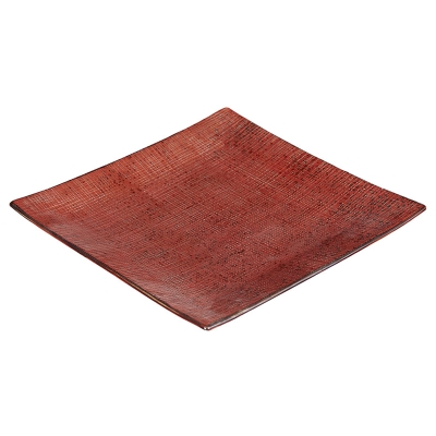 Apilico Fuente de Servir Rectangular Rojo 11"