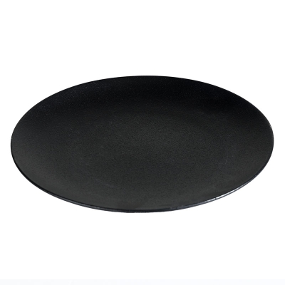Apilico Plato de Servir Redondo Negro
