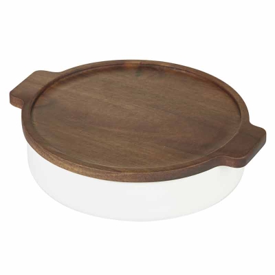 Tazón con Tapa Taranto de Madera