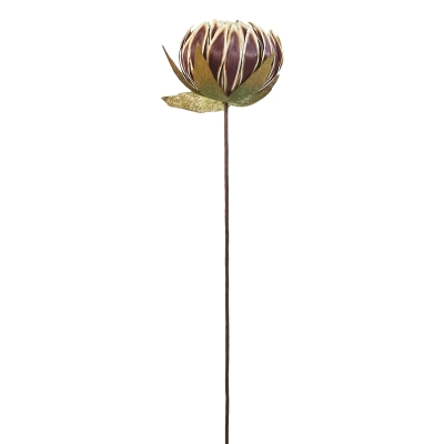 Flor Emperador Astilla Marrón 3"