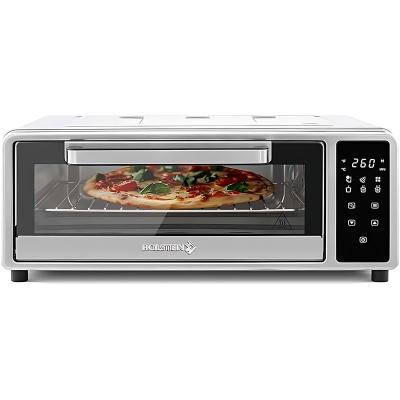 Horno Electrico Para Pizza Holstein Plateado HH-09244