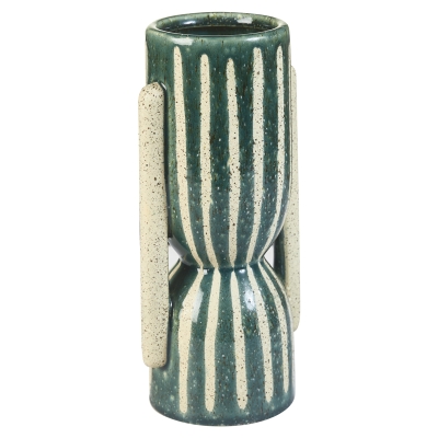 Soho Objeto Decorativo con Asa Verde 11"