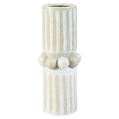 Soho Objeto Decorativo con Bola Blanco 15"