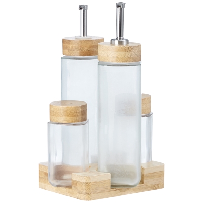 Especieros Vidrio 100 Ml 4 Piezas