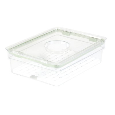 Envase para Nevera Transparente con Bandeja Grande