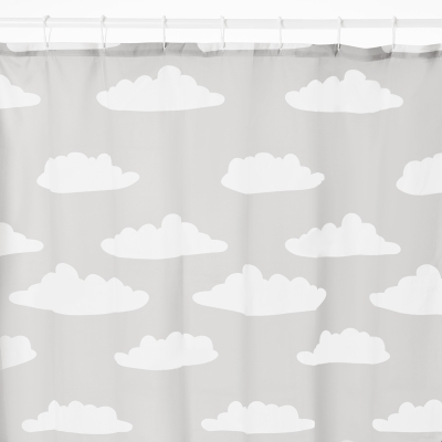 Cortina de Baño Poly Nubes Azules
