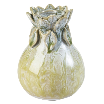 Piña Decorativa Amarillo y Verde