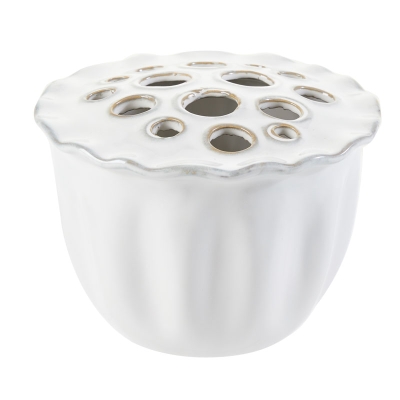 Coaster Florero Blanco 5"