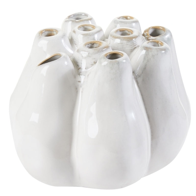 Coaster Florero de 9 Huecos Blanco 3"