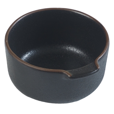 Ramekin de Cerámica Negro 4 x 3.5 x 2"