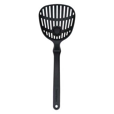 Cucharón Calado De Nylon Negro 11"