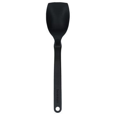 Cuchara De Silicón Antiadherente Negra 11"