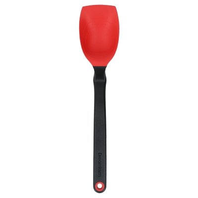Cuchara De Silicón Antiadherente Roja 11"